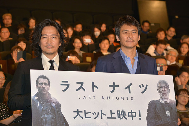 紀里谷和明監督、伊原剛志／『ラスト・ナイツ』初日舞台挨拶