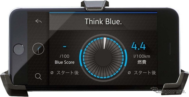 エコドライブのアドバイス機能「Think Blue Trainer」