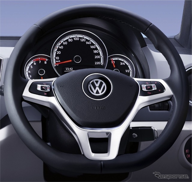 VW up! with beats レザーマルチファンクションステアリングホイール