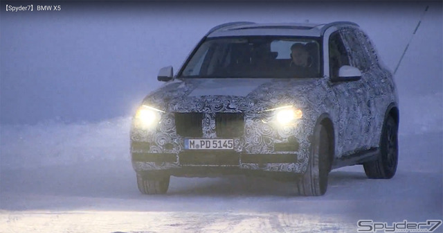 BMW X5 スクープ動画