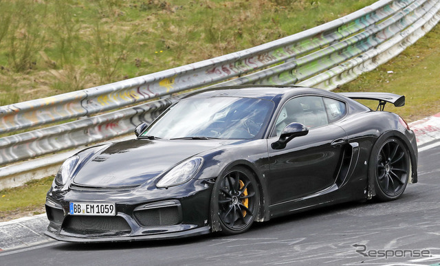 ポルシェ ケイマン 718 RS スクープ写真
