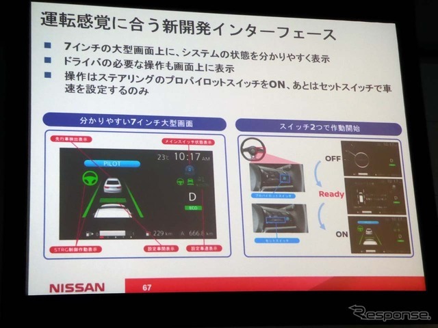 プロパイロットのインターフェイス解説
