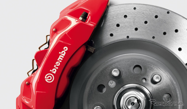 ホンダ シビック タイプR Brembo社製フロント大径ベンチレーテッドディスクブレーキ