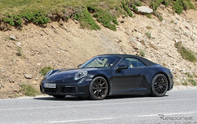 ポルシェ 911 カレラS カブリオレ　スクープ写真