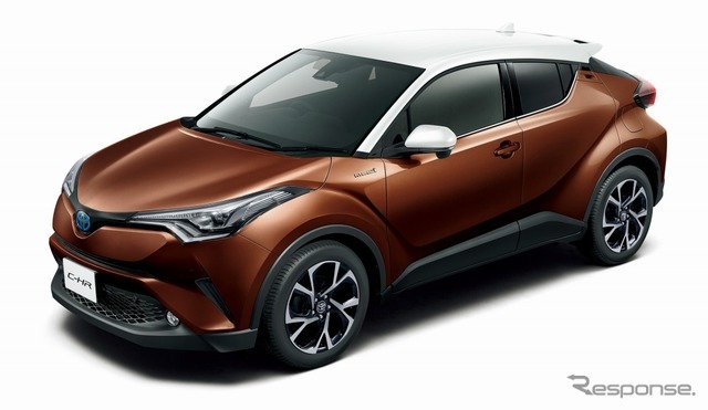 トヨタ C-HR G（ホワイト×ダークブラウンマイカメタリック）＜オプション装着車＞