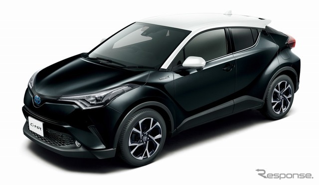 トヨタ C-HR G（ホワイト×ブラックマイカ）＜オプション装着車＞