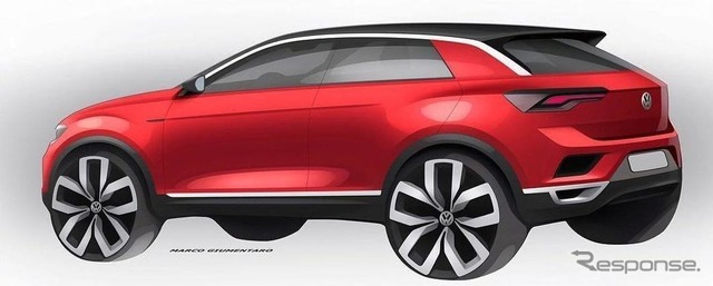 VW T-Roc のイメージスケッチ