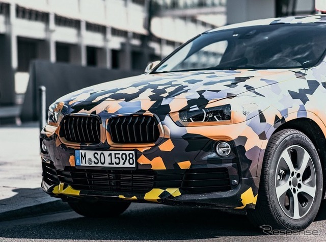 BMW X2 の開発プロトタイプ車両