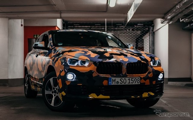 BMW X2 の開発プロトタイプ車両