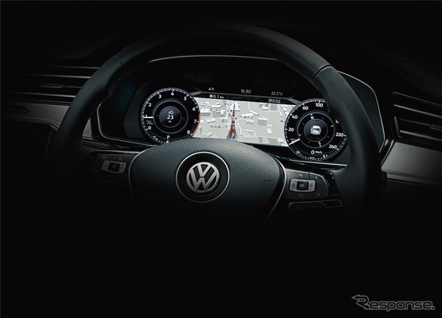 VW パサート ヴァリアント TSI エレガンスライン テックエディションデジタルメータークラスター アクティブ インフォ ディスプレイ（イメージ）