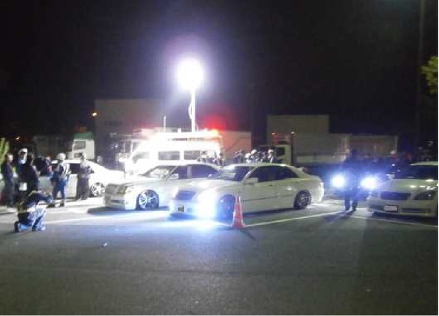 東北自動車道・佐野SAで深夜の街頭検査