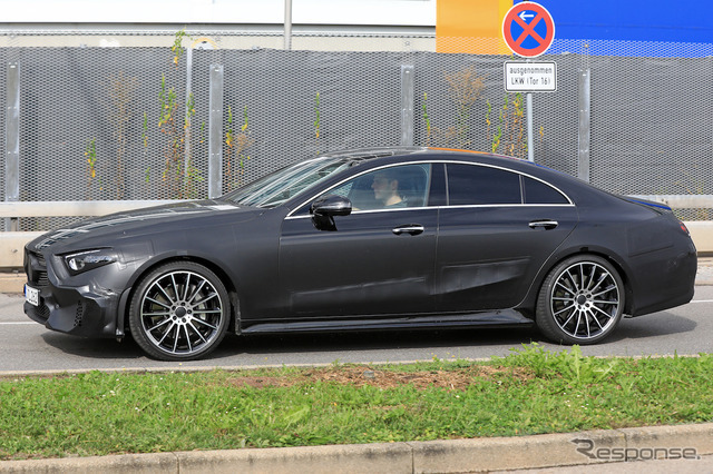 メルセデス CLS スクープ写真