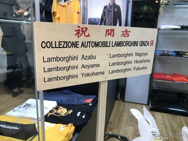 COLLEZIONE AUTOMOBILI LAMBORGHINI GINZA