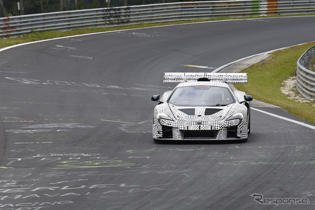 マクラーレン Hyper-GT 開発テスト車両 スクープ写真