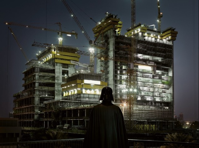 Dark Lens, Darth Vader, Dubai, 2009 &copy; Cédric Delsaux