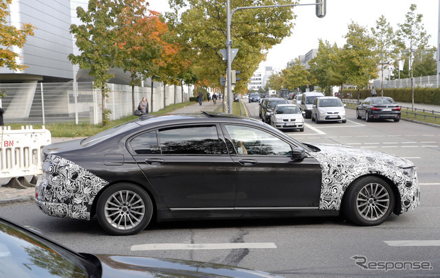 BMW 7シリーズ 改良新型 スクープ写真