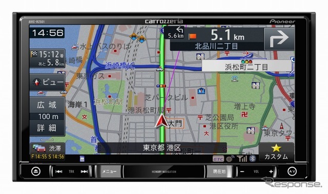 楽ナビ AVIC-RZ501