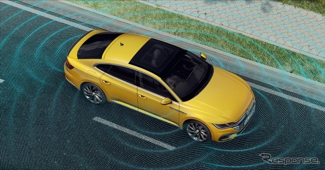 VW アルテオン R-ライン 4モーション アドバンスアラウンドビューカメラ“Area View
