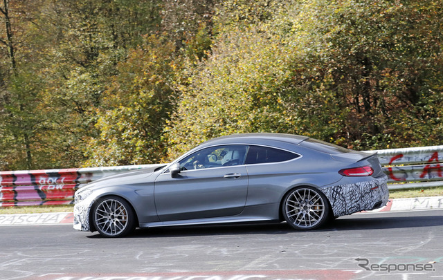 メルセデス AMG C63 クーペ スクープ写真