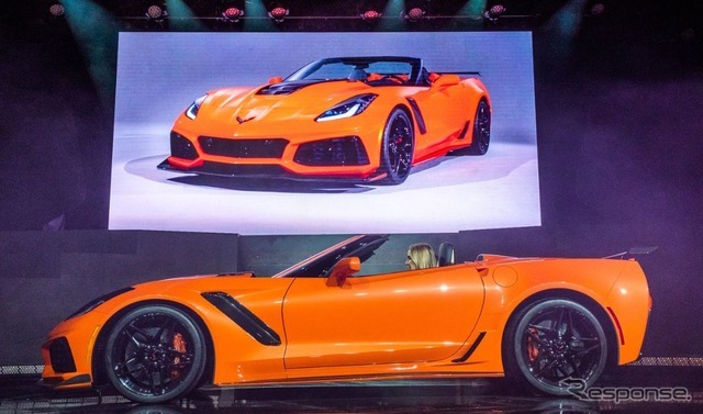 新型シボレーコルベットZR1コンバーチブル（ロサンゼルスモーターショー2017）