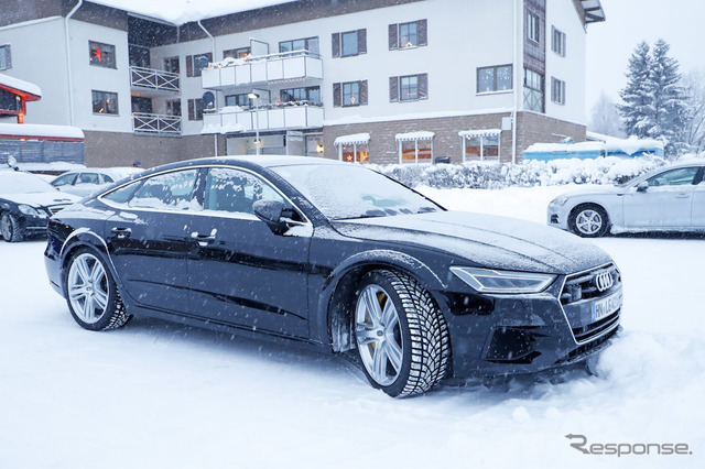 アウディ RS7 スクープ写真