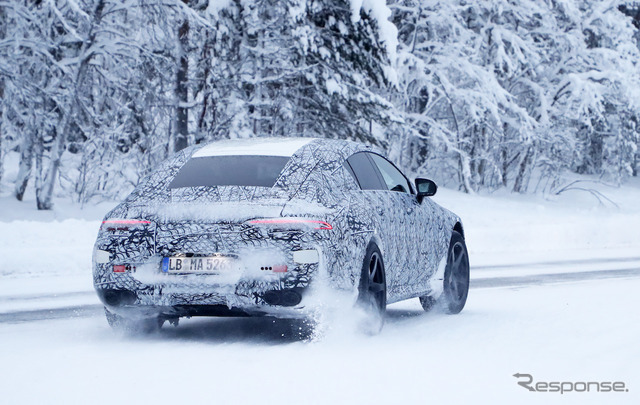 メルセデス AMG GT 4ドア（仮）スクープ写真