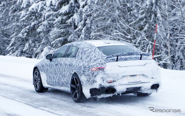 メルセデス AMG GT 4ドア（仮）スクープ写真