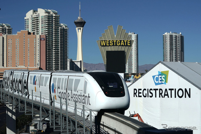 CES 2018会場　(c) Getty Images