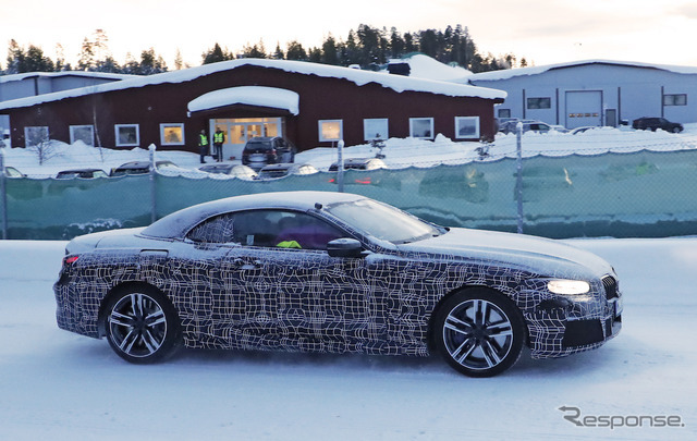 BMW 8シリーズカブリオレ Mパフォーマンス スクープ写真