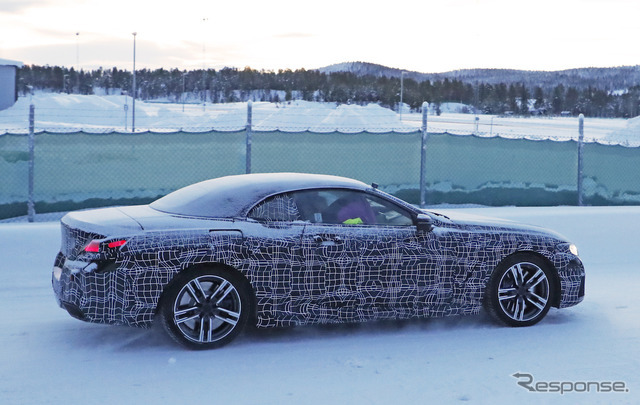 BMW 8シリーズカブリオレ Mパフォーマンス スクープ写真