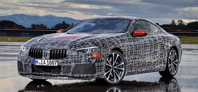 BMW8シリーズ・クーペ新型の開発プロトタイプ