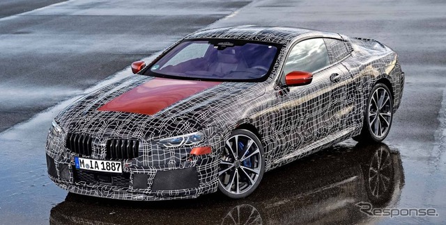 BMW8シリーズ・クーペ新型の開発プロトタイプ