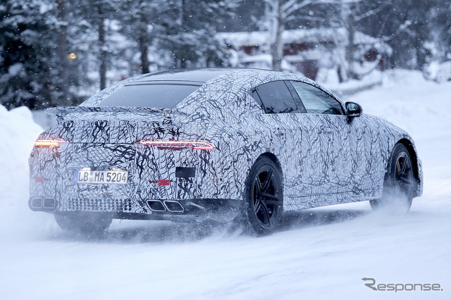 メルセデス AMG GT 4ドア「S」スクープ写真