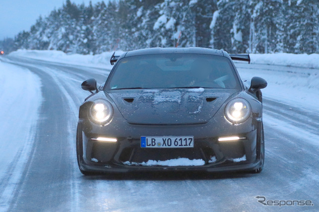 ポルシェ 911GT3 RS 新型スクープ写真