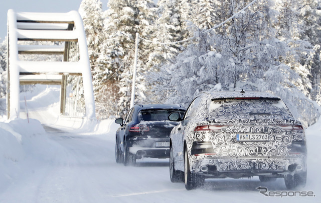 アウディ SQ8 スクープ写真