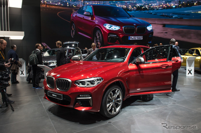 BMW X4新型（ジュネーブモーターショー2018）　(c) Getty Images