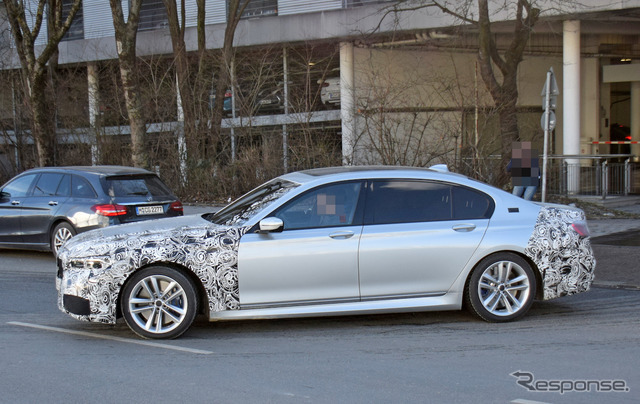 BMW 7シリーズ 改良新型スクープ写真