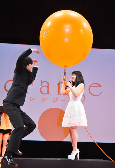 山崎賢人、土屋太鳳／『orange-オレンジ-』完成披露試写会