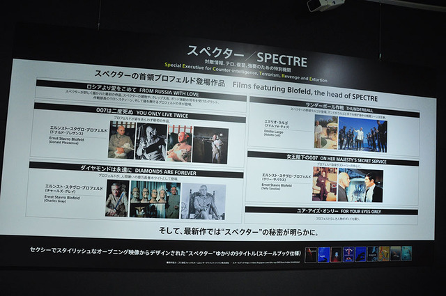 『007 スペクター』展