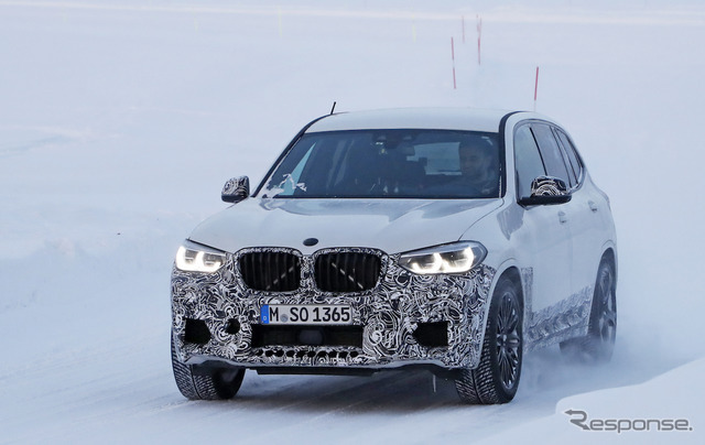 BMW X3M スクープ写真