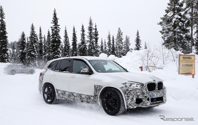 BMW X3M スクープ写真