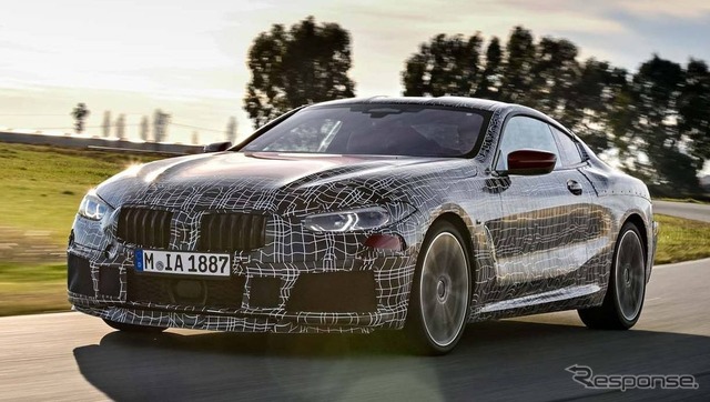 BMW8シリーズ・クーペ新型の開発プロトタイプ