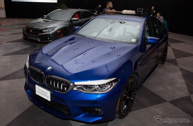 2018ワールドパフォーマンスカーを受賞したBMW M5 新型（ニューヨークモーターショー2018）