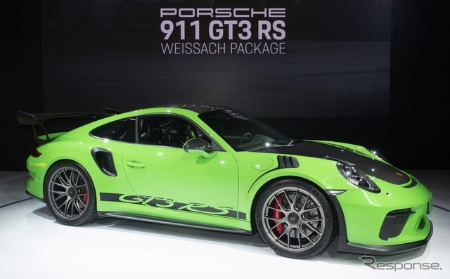 ポルシェ911GT3 RS改良新型のヴァイザッハ・パッケージ（ニューヨークモーターショー2018）