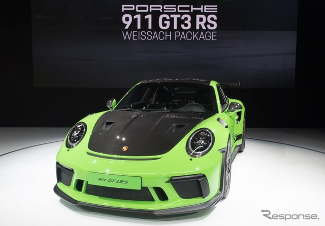 ポルシェ911GT3 RS改良新型のヴァイザッハ・パッケージ（ニューヨークモーターショー2018）