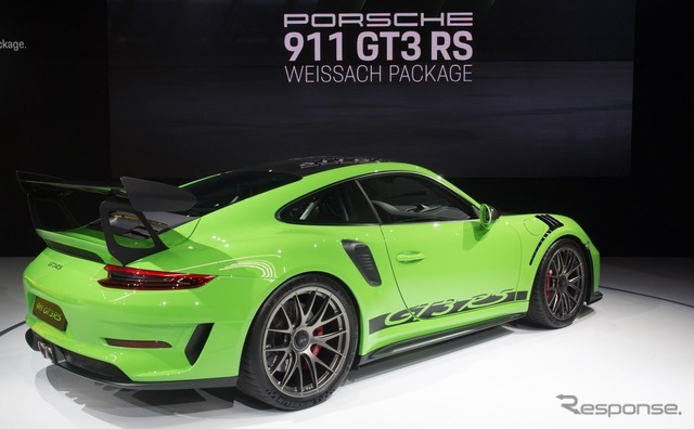 ポルシェ911GT3 RS改良新型のヴァイザッハ・パッケージ（ニューヨークモーターショー2018）