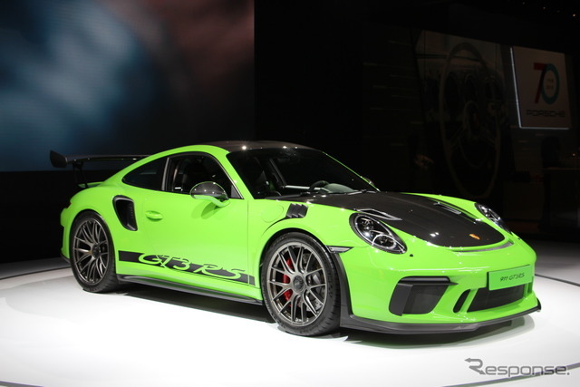 ポルシェ911GT3 RS 改良新型のヴァイザッハ・パッケージ（ニューヨークモーターショー2018）