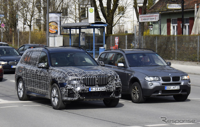 BMW X7 スクープ写真