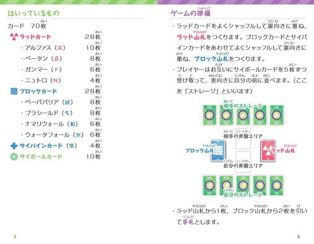 「はいっているもの」と「ゲームの準備」