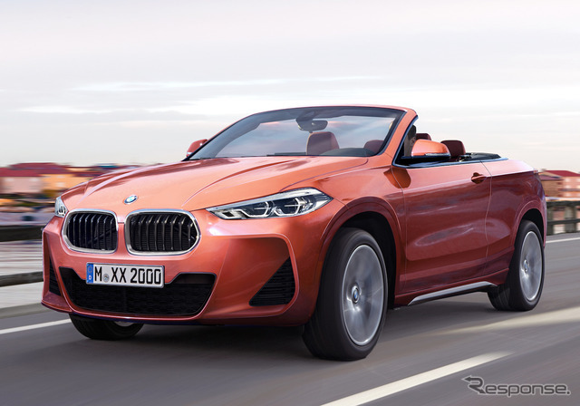 BMW X2 カブリオレ レンダリングCG